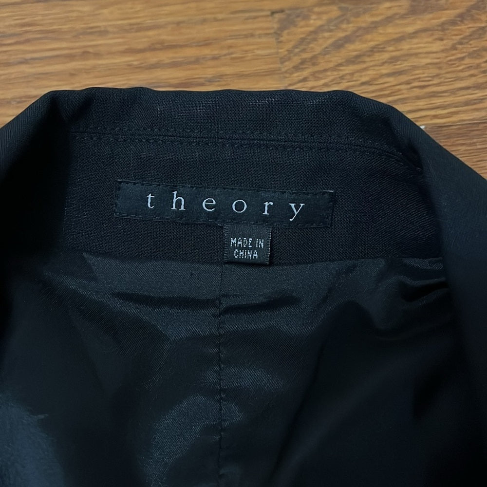 Theory Women’s Black Blazer Size 12
