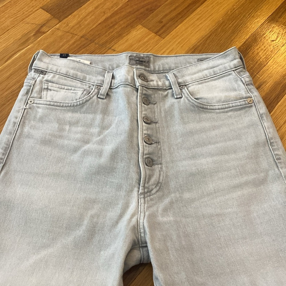 Citizens Of Humanity Women’s Blue Olivia High Rise Slim Jeans Size 27