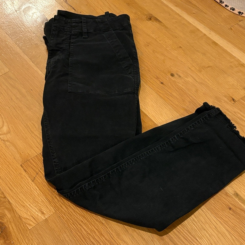 Nili Lotan Women's Black Cargo Jeans Size 0