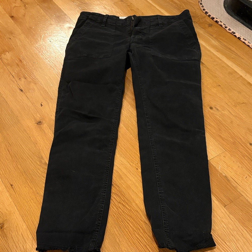 Nili Lotan Women's Black Cargo Jeans Size 0