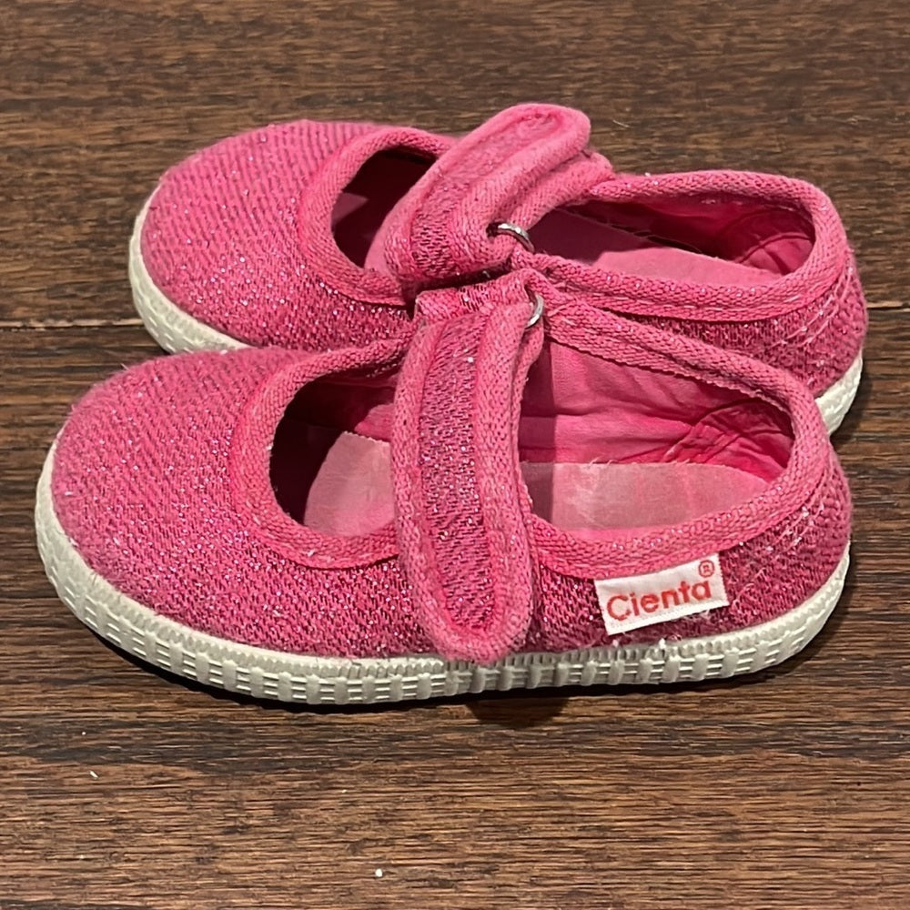 Cienta Pink Mary Jane Baby Shoes Size 5