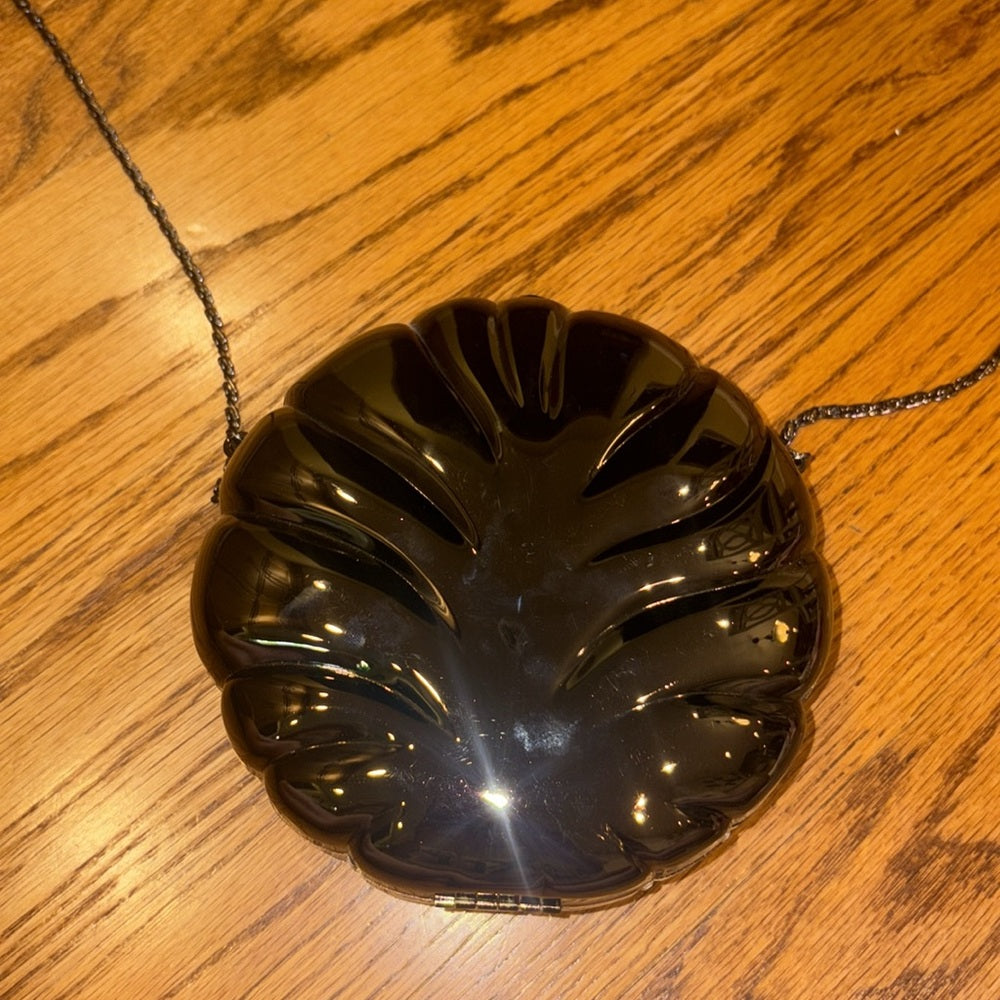Woman’s Black and Silver Hard Bag