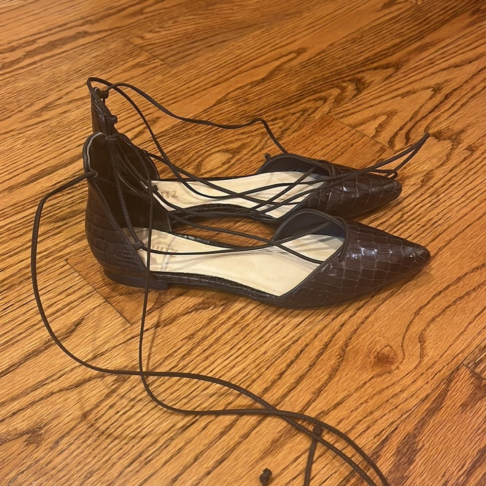 Schutz Woman’s Coffee Shoes Size 9.5