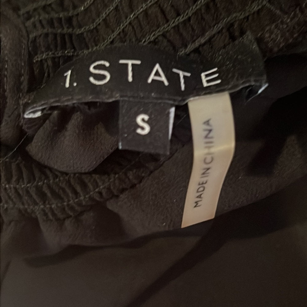 1. State Woman’s Black Blouse Size Small