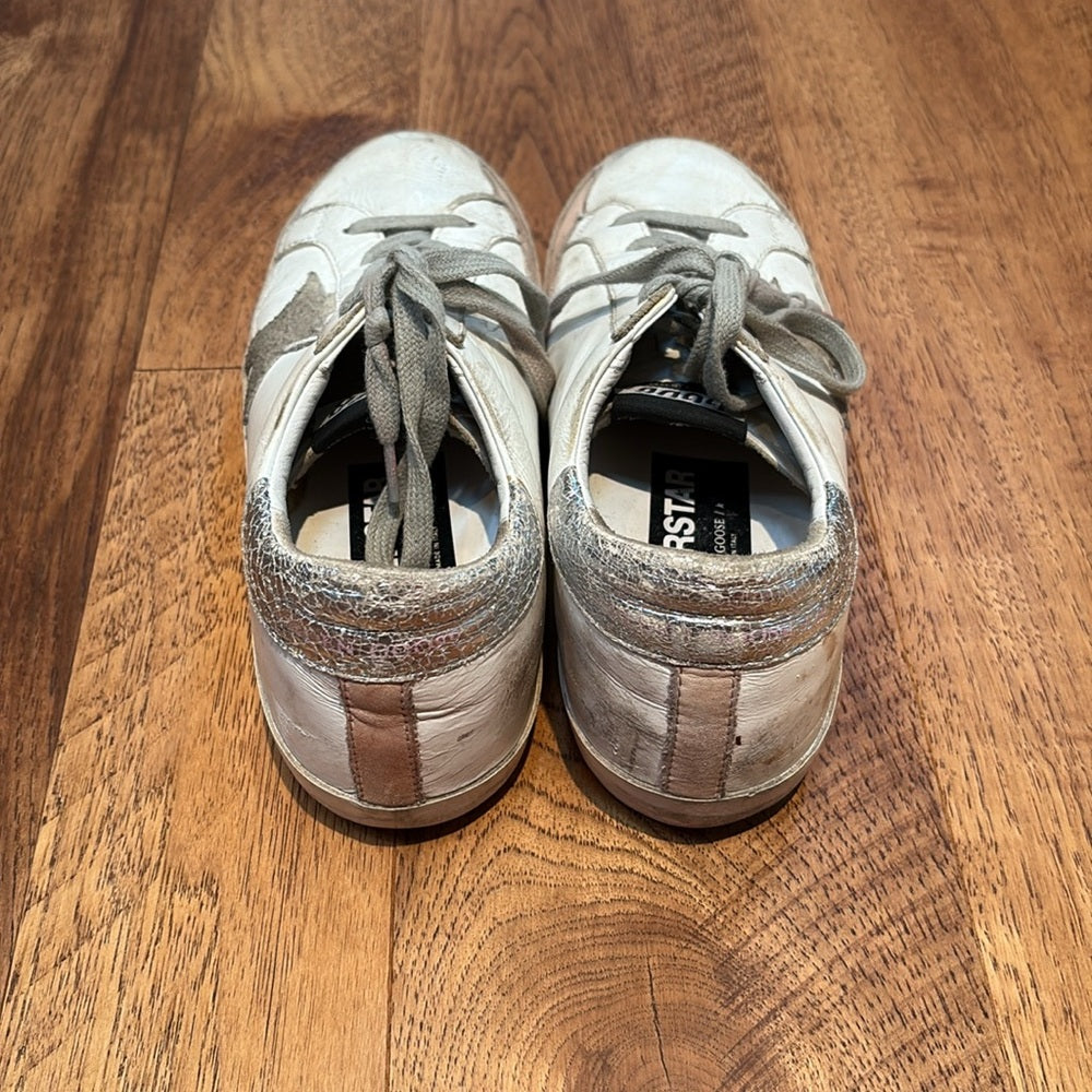 Golden Goose Woman’s White Star Sneakers Size 37/7