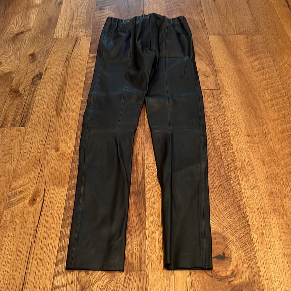 Walter Baker Woman’s Black Leather Pants Size XS