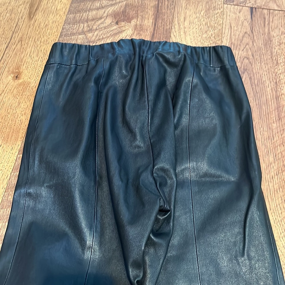 Walter Baker Woman’s Black Leather Pants Size XS