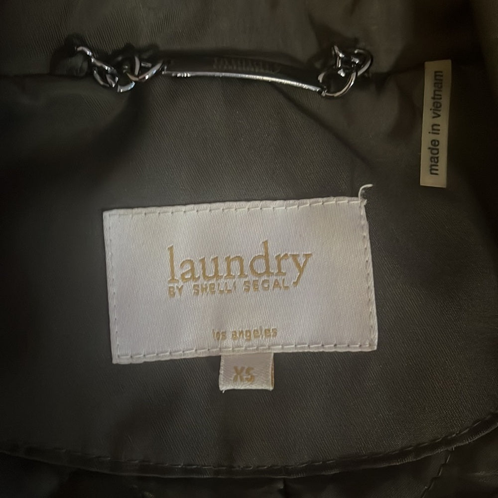 Laundry by Shelli Segal Woman’s Army Green Jacket Size XS