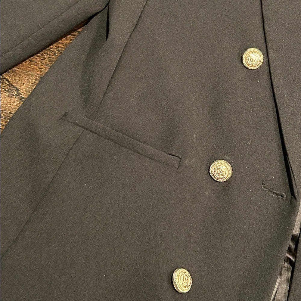 Generation Love Women's Double-Breasted Black Blazer Size Large