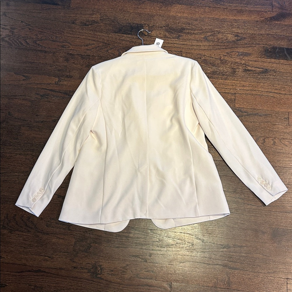 NWT 525 Women's Cream Blazer Size Large