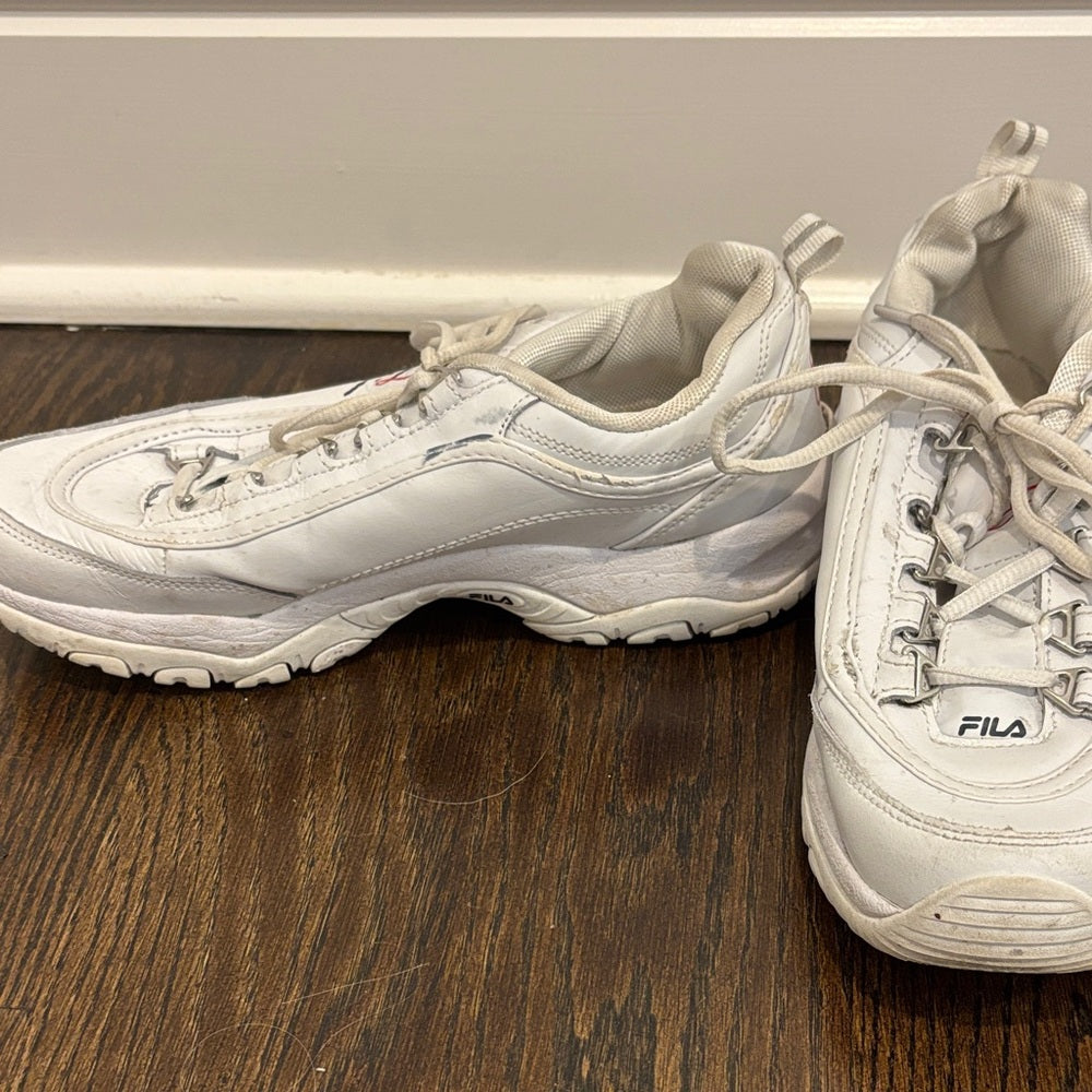 Fila Women’s White Athletic Shoes Size 8.5