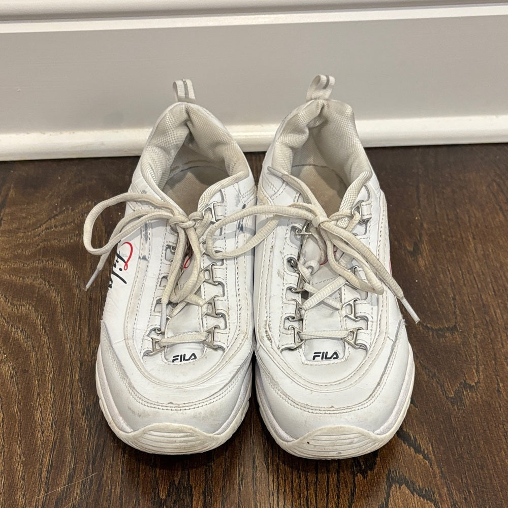 Fila Women’s White Athletic Shoes Size 8.5