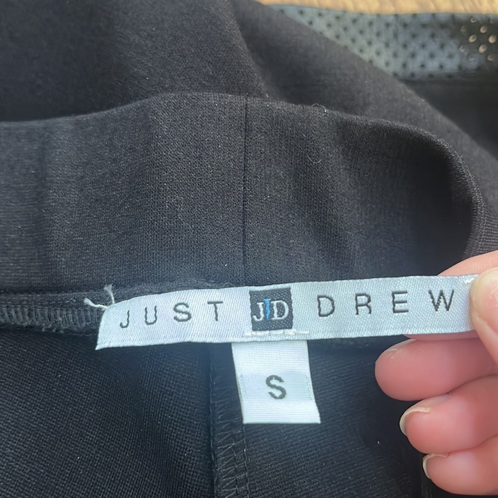 Just Drew Woman’s Black Leggings Size S