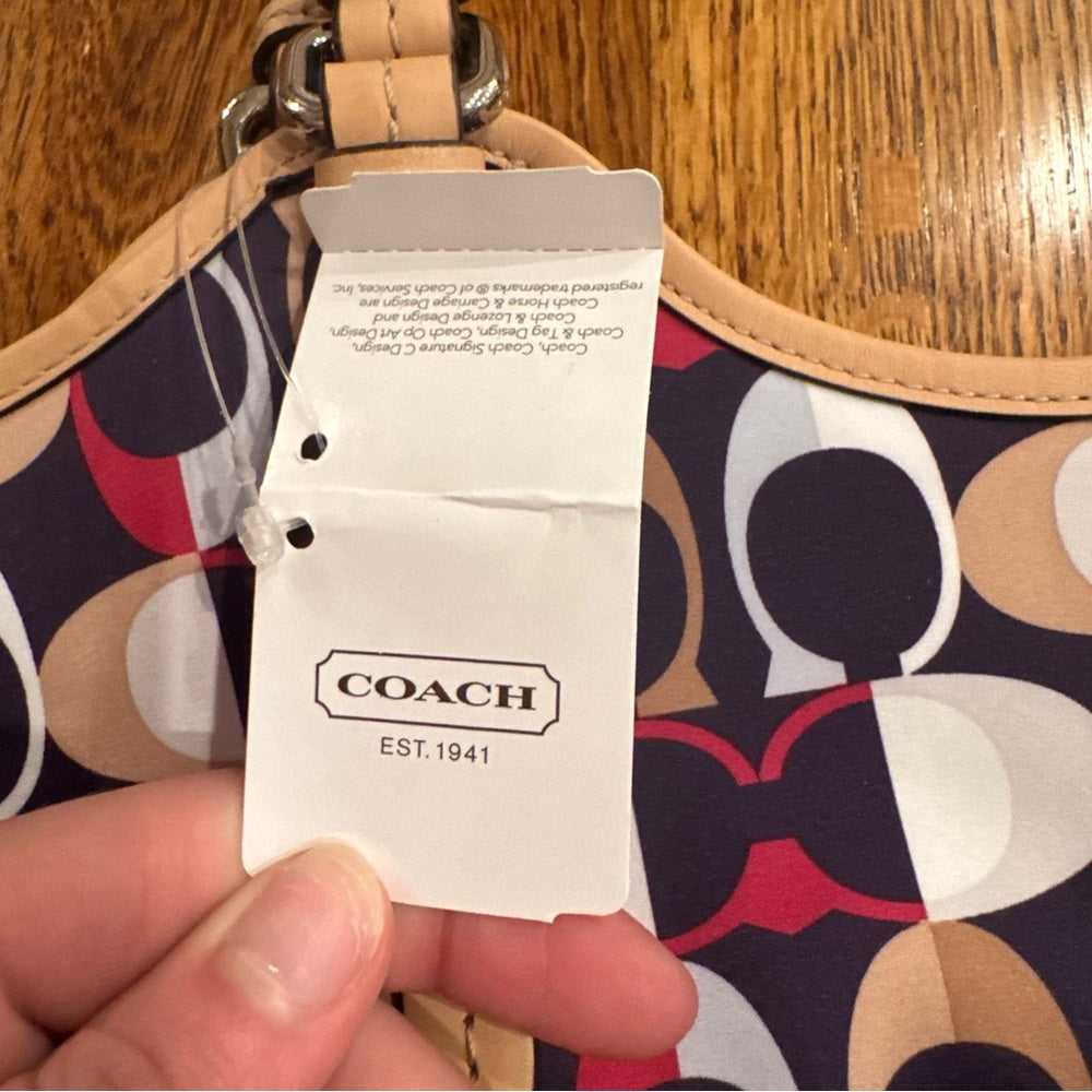 NWT Coach Stylish Tote Bag - Multicolor