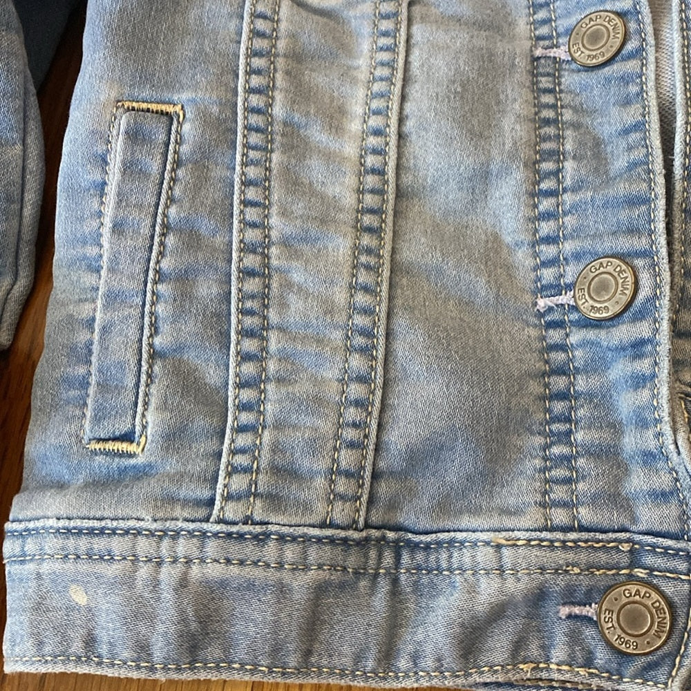 GAP Girls Blue Denim Jacket Size M