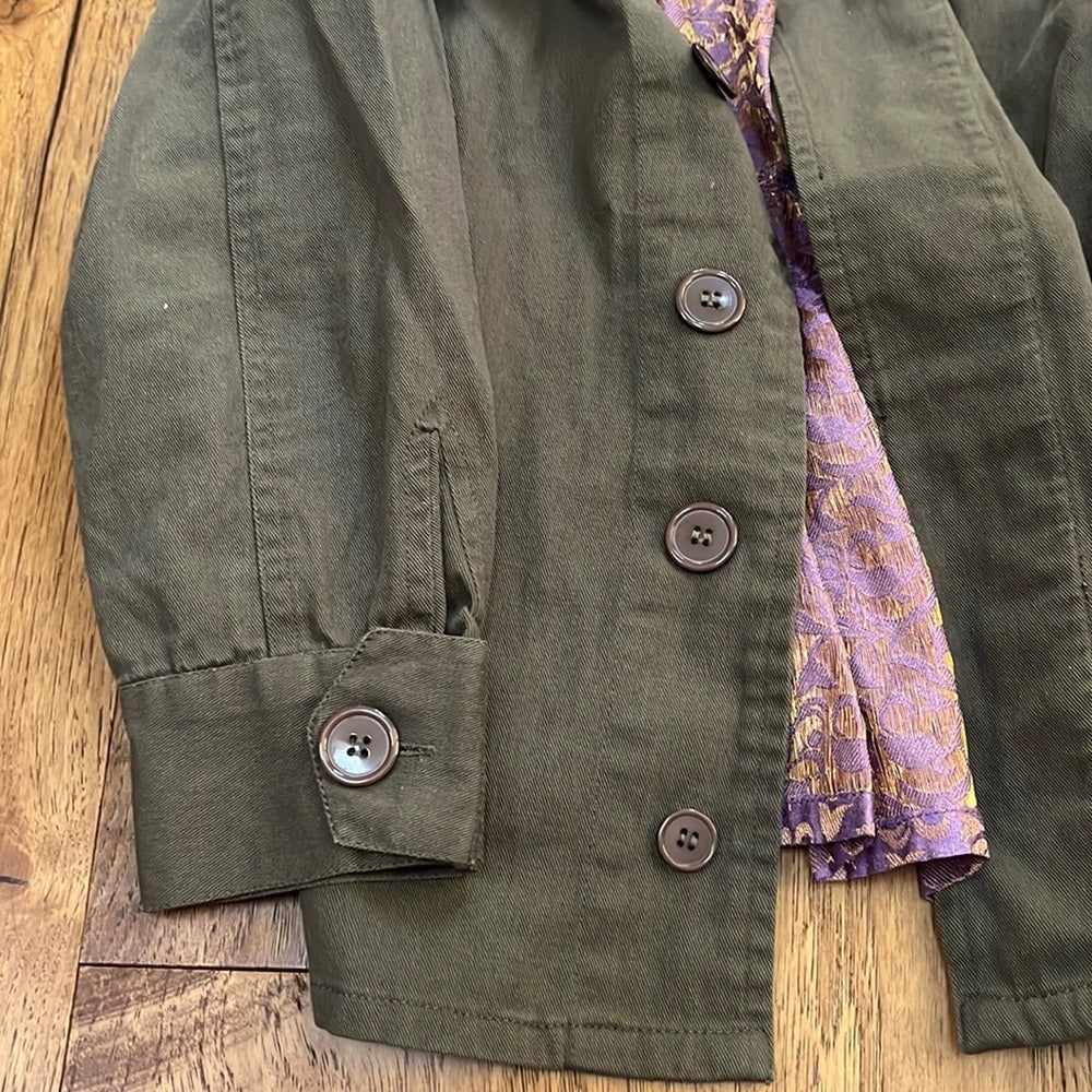 Muche Muchette Woman’s Green and Purple Jacket 0/S