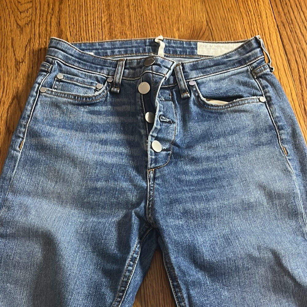 Rag & Bone Woman’s Nina High-Rise Ankle Skinny Jeans Size 25
