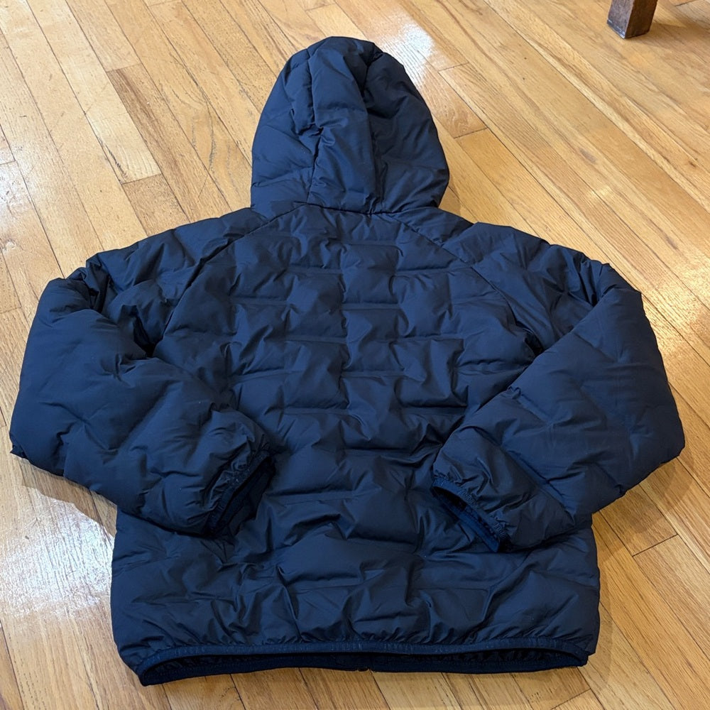 Nike Jordan Black Puffer Jacket with Hood Size Medium