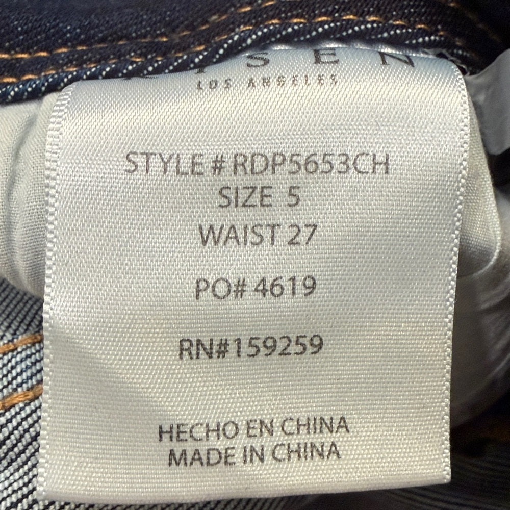 NWT Risen Jeans Dark Wash Straight Leg Jeans - Dark Blue Size 27