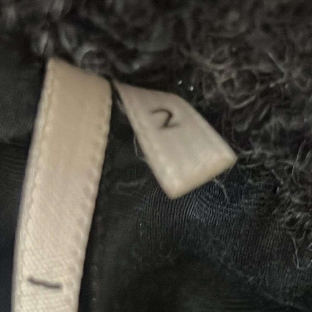 Iro Women’s Black Fluffy Jacket Size 2