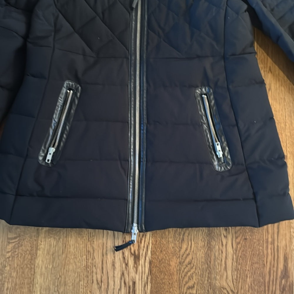 CM Ciao Milano Women’s Black Quilted Jacket Size Large