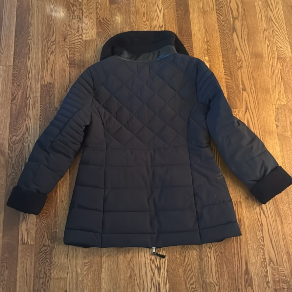 CM Ciao Milano Women’s Black Quilted Jacket Size Large