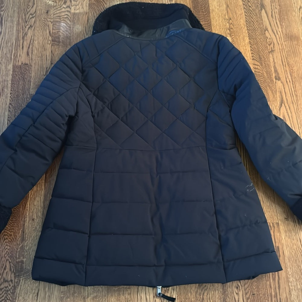 CM Ciao Milano Women’s Black Quilted Jacket Size Large