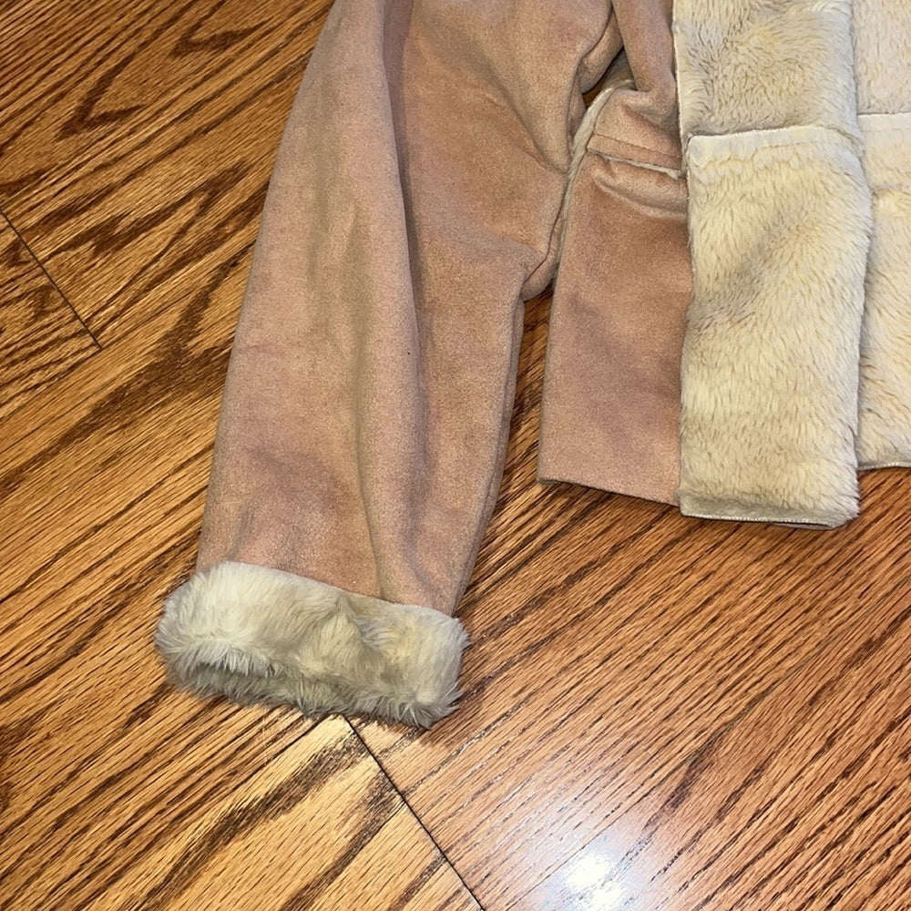 Banana Republic Woman’s Tan Fur Lined Coat Size XS
