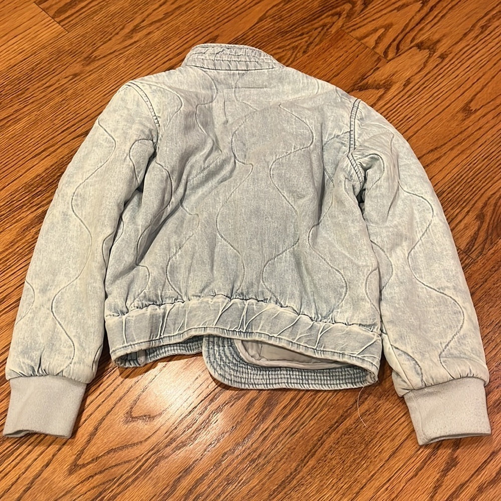 Blanknyc Girl’s Blue Washed Jacket Size S
