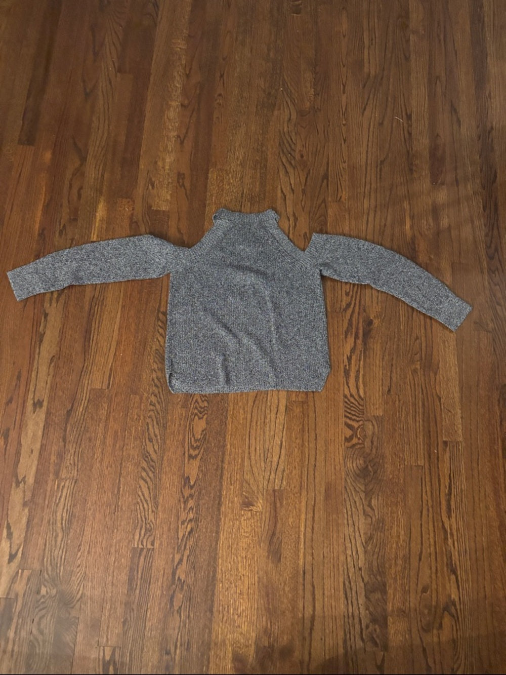 NWT Women’s Rag & Bone Gray Cold Shoulder Knit Sweater Size Large