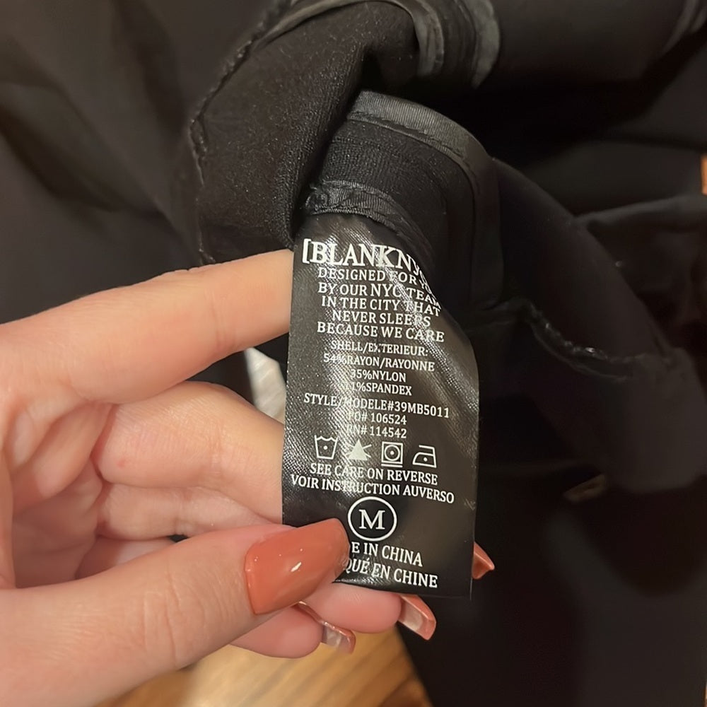 BlankNYC Woman’s Black Jacket Size M