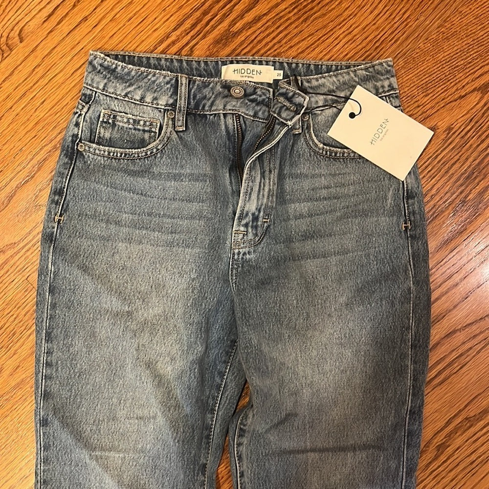 NWT Hudson Woman’s Tracey High Rise Straight Jeans Size 25