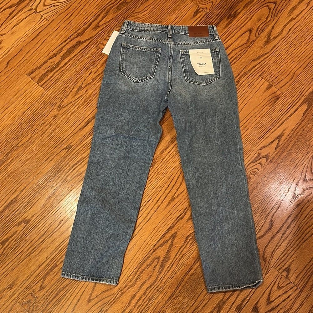 NWT Hudson Woman’s Tracey High Rise Straight Jeans Size 25