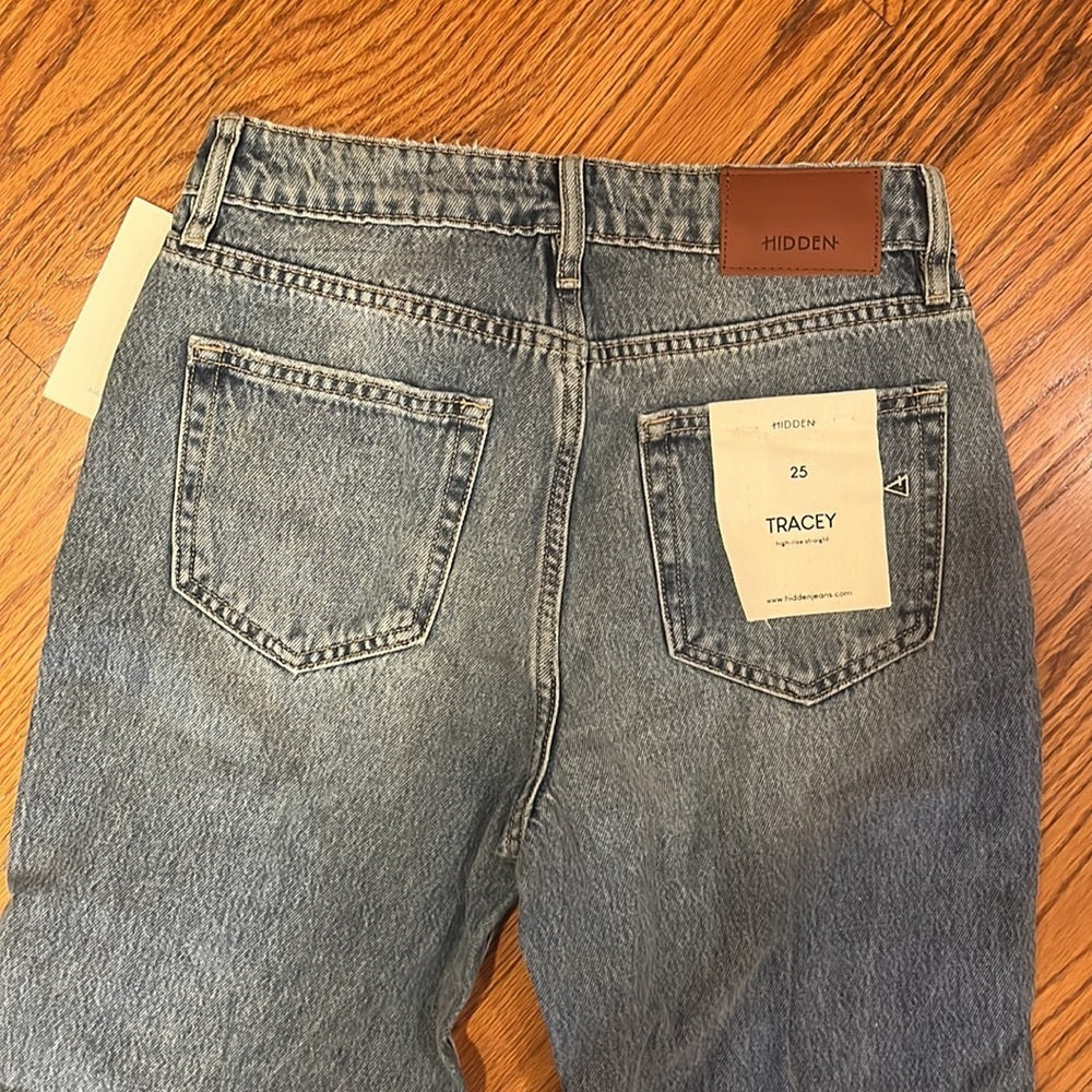 NWT Hudson Woman’s Tracey High Rise Straight Jeans Size 25