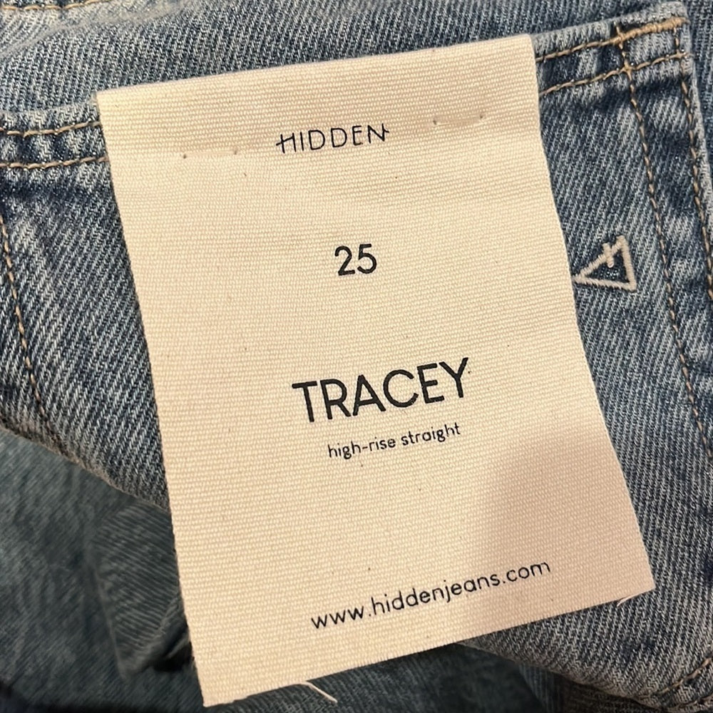 NWT Hudson Woman’s Tracey High Rise Straight Jeans Size 25