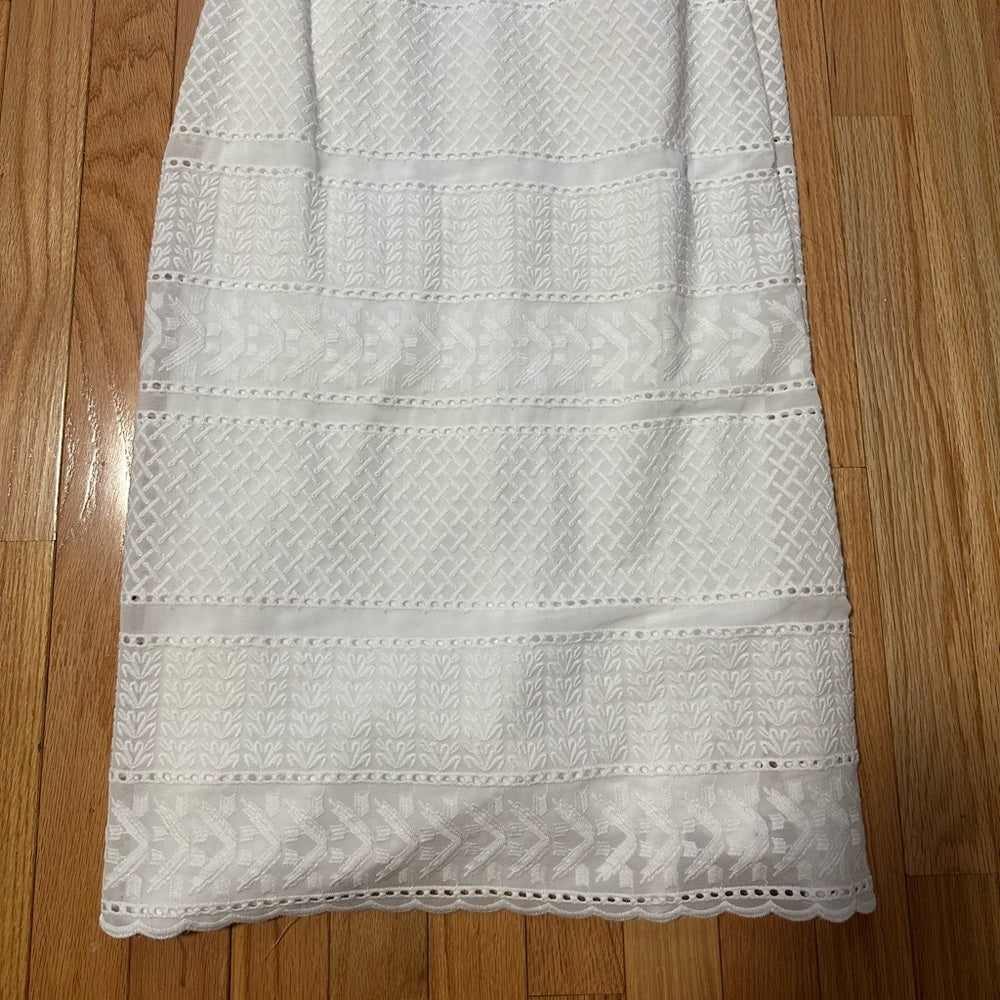 NWT Le Gali Elegant White Sleeveless Dress Size Small