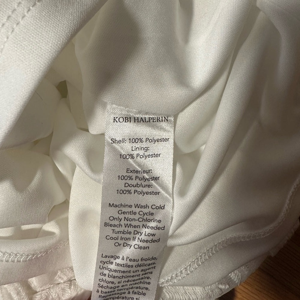 NWT Le Gali Elegant White Sleeveless Dress Size Small