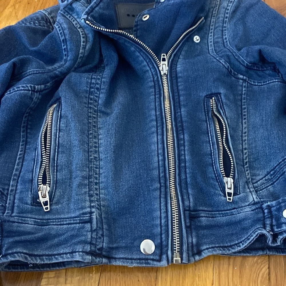 Blank NYC Girls Blue Denim Jacket Size L