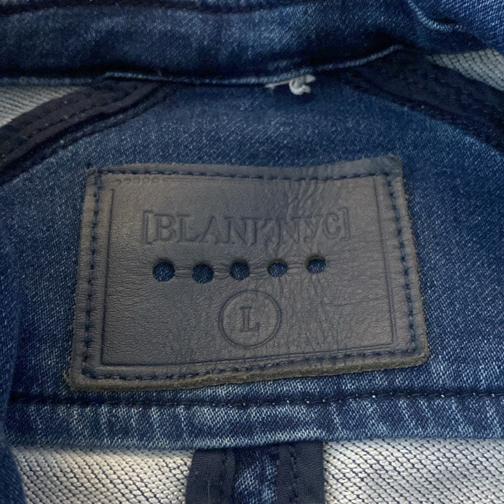 Blank NYC Girls Blue Denim Jacket Size L
