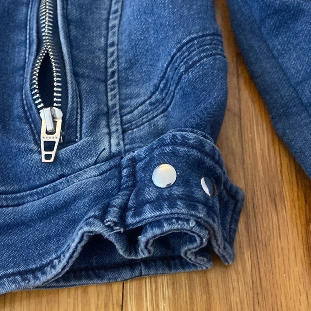 Blank NYC Girls Blue Denim Jacket Size L
