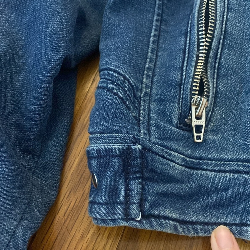 Blank NYC Girls Blue Denim Jacket Size L