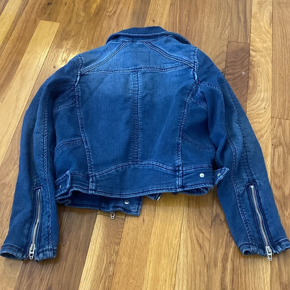 Blank NYC Girls Blue Denim Jacket Size L