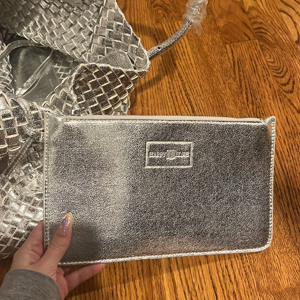 Happy Elsie Woman’s Silver Tote Bag