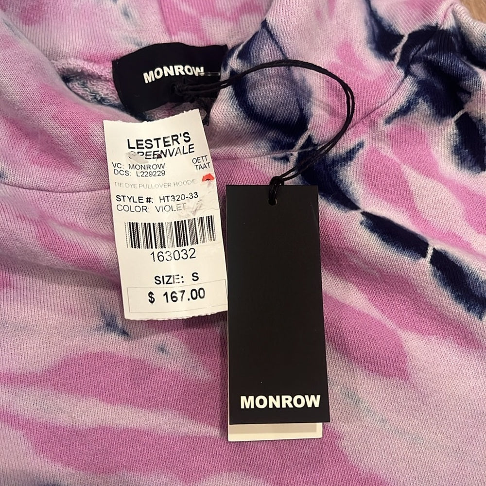 NWT Monrow Woman’s Tye Die Sweatshirt Size Small
