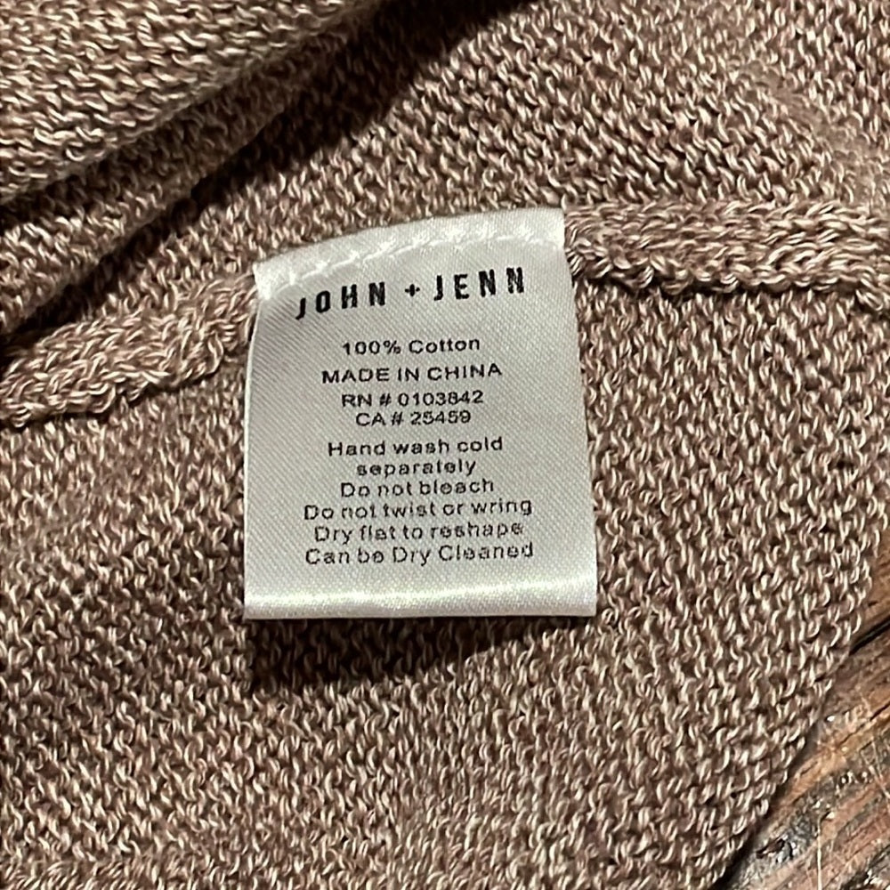 NWT John + Jenn Women’s Brown Sweater Tank Top Size S