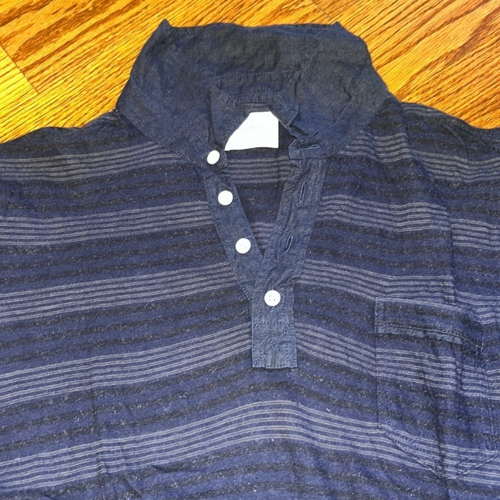 Billy Reid Men’s Striped Polo Size L
