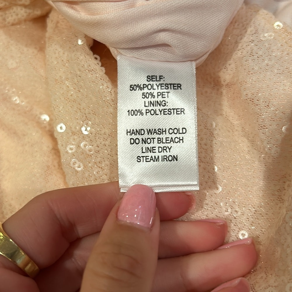 NWT Lulu’s Women’s Pink Sequin Dress Size XL