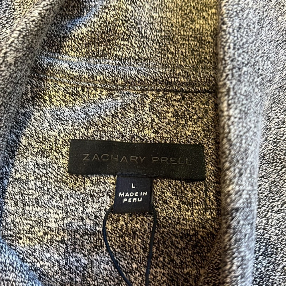 NWT Zachary Prell Men’s Flatwoods Grey Pullover Size L