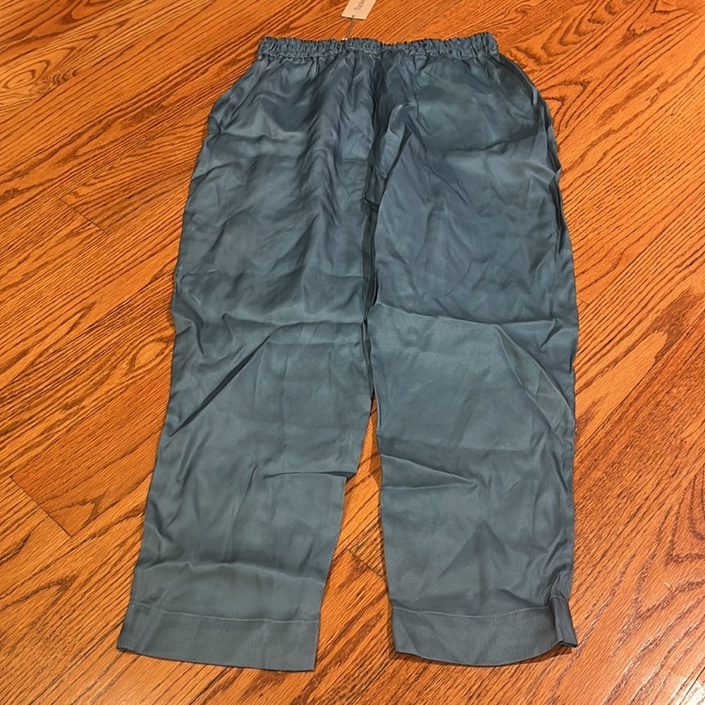 NWT Tucker Woman’s Dutch Blue In Cupro Twill Julia Pants Size S