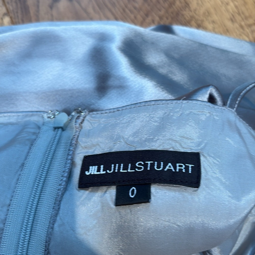 Jill Jill Stuart Woman’s Grey Shiny Maxi Dress Size 0